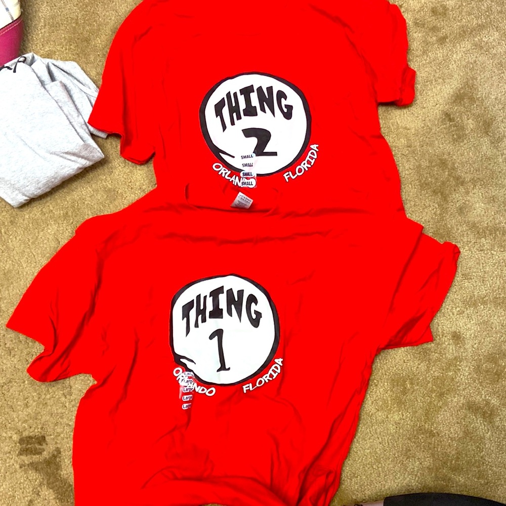 New thing 1 and thing 2 shirts